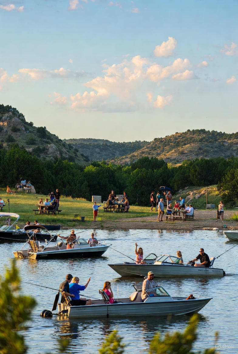 Family Time In Canyon